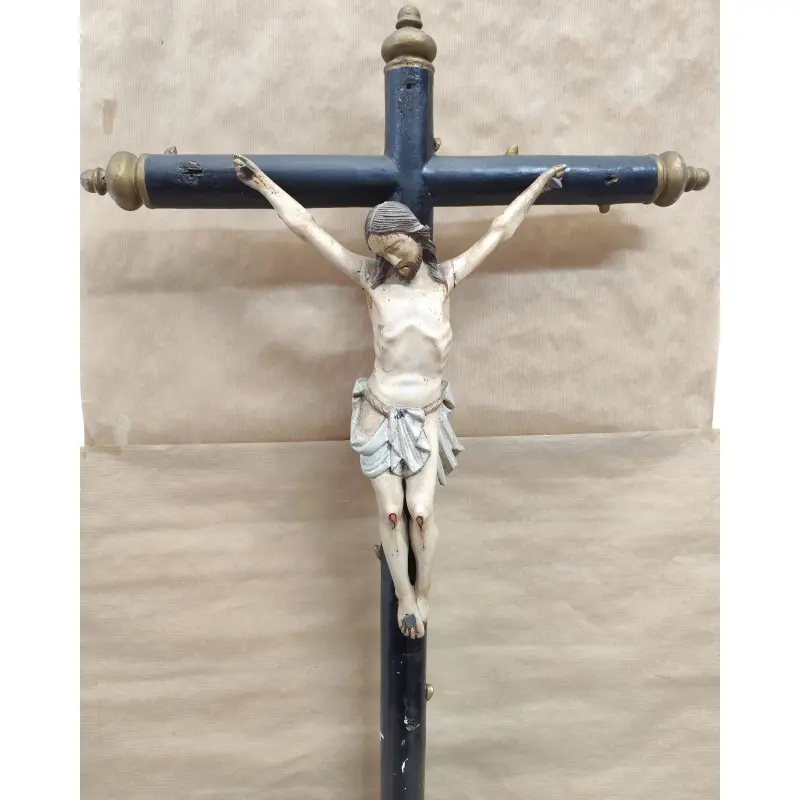 Crucifijo de altar 97 cm de altura, siglo XIX, Siglo XIX · vista 2/12