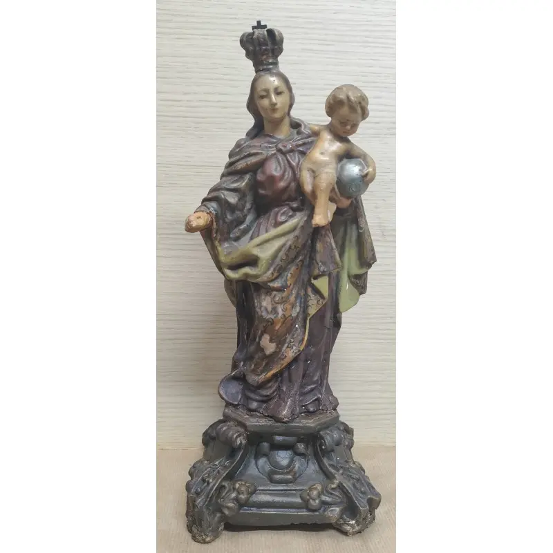 Capilla con Virgen María y niño Jesús siglo XIX, Siglo XIX · vista 6/12