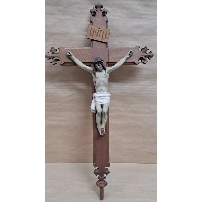 Crucifijo de procesión, primera mitad del siglo XX, Siglo XX · vista 3/11