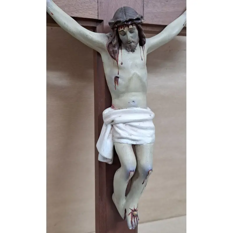 Crucifijo de procesión, primera mitad del siglo XX, Siglo XX · vista 4/11