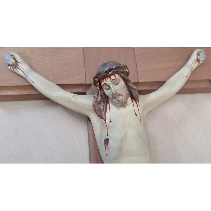 Crucifijo de procesión, primera mitad del siglo XX, Siglo XX · vista 7/11