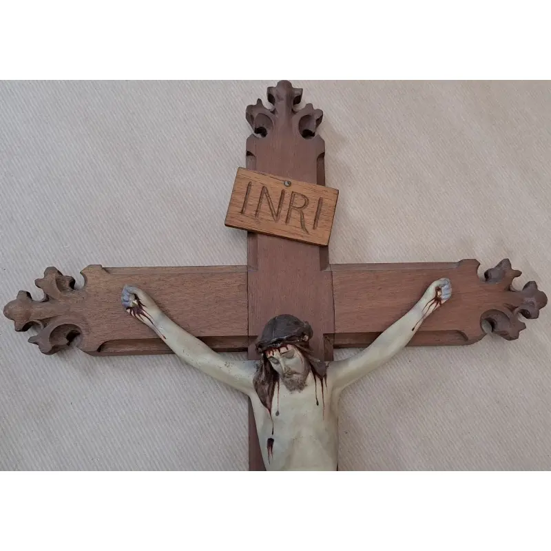 Crucifijo de procesión, primera mitad del siglo XX, Siglo XX · vista 8/11