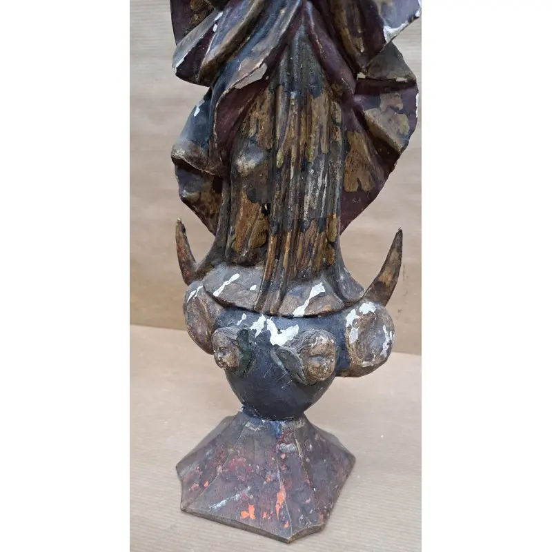 Imagen Inmaculada Concepción en talla siglo XVIII, Siglo XVIII · vista 4/12
