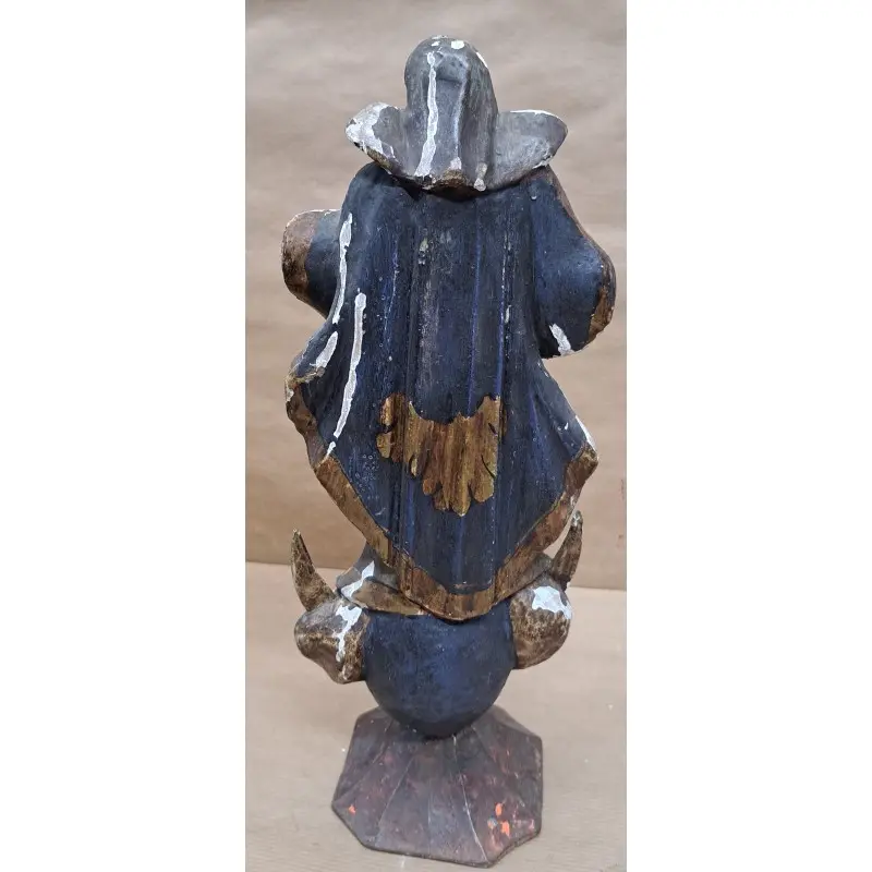 Imagen Inmaculada Concepción en talla siglo XVIII, Siglo XVIII · vista 6/12