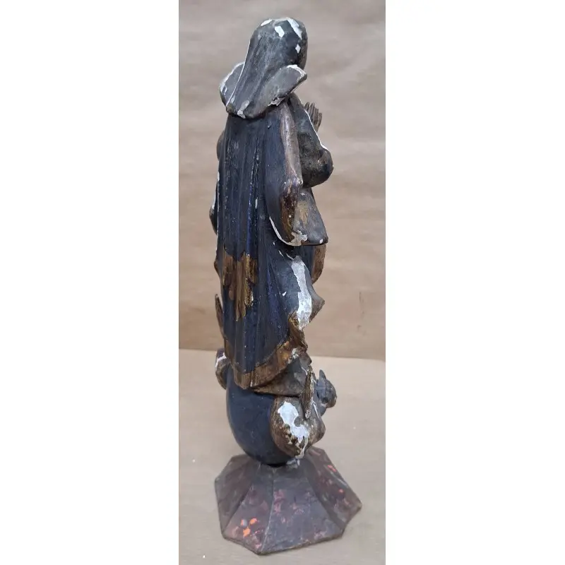 Imagen Inmaculada Concepción en talla siglo XVIII, Siglo XVIII · vista 7/12