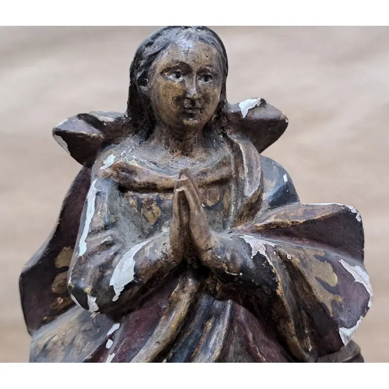 Imagen Inmaculada Concepción en talla siglo XVIII, Siglo XVIII · vista 12/12