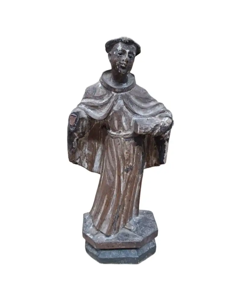 Imagen de San Antonio en talla siglo XVIII