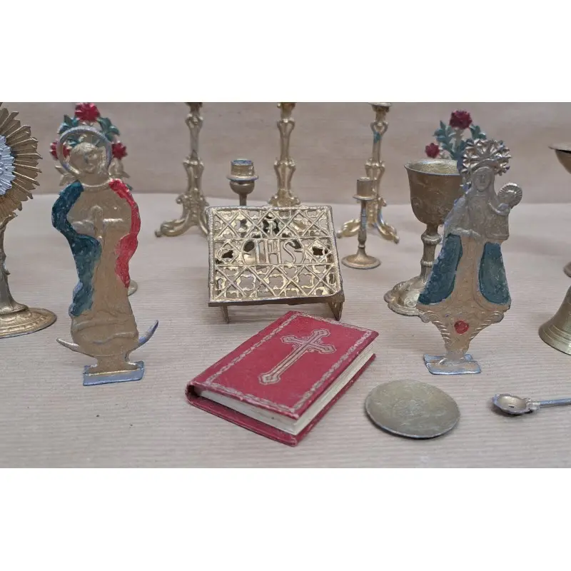 Conjunto de juguetes religiosos para la liturgia, siglo XIX, 20 piezas, Siglo XIX · vista 2/12
