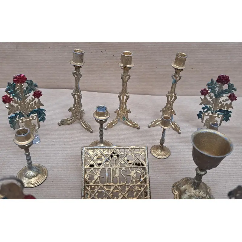 Conjunto de juguetes religiosos para la liturgia, siglo XIX, 20 piezas, Siglo XIX · vista 3/12