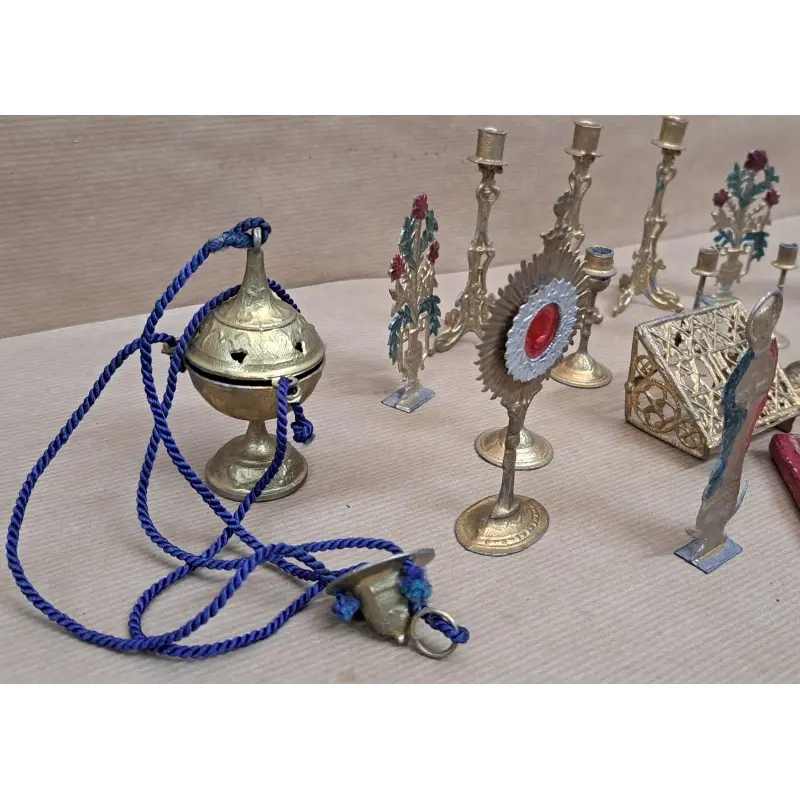 Conjunto de juguetes religiosos para la liturgia, siglo XIX, 20 piezas, Siglo XIX · vista 4/12