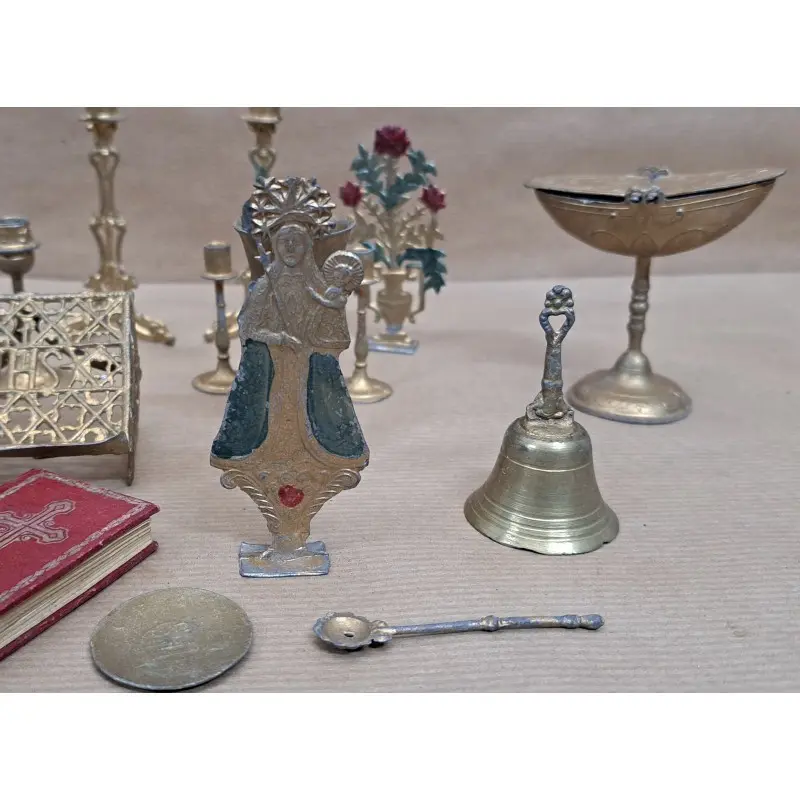 Conjunto de juguetes religiosos para la liturgia, siglo XIX, 20 piezas, Siglo XIX · vista 7/12