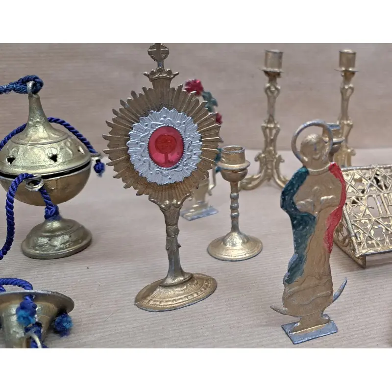 Conjunto de juguetes religiosos para la liturgia, siglo XIX, 20 piezas, Siglo XIX · vista 9/12