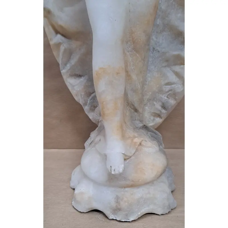 Escultura de mármol, Inmaculada Concepción, 51 cm de altura. Vintage Mediados S. XX, Siglo XX · vista 3/10