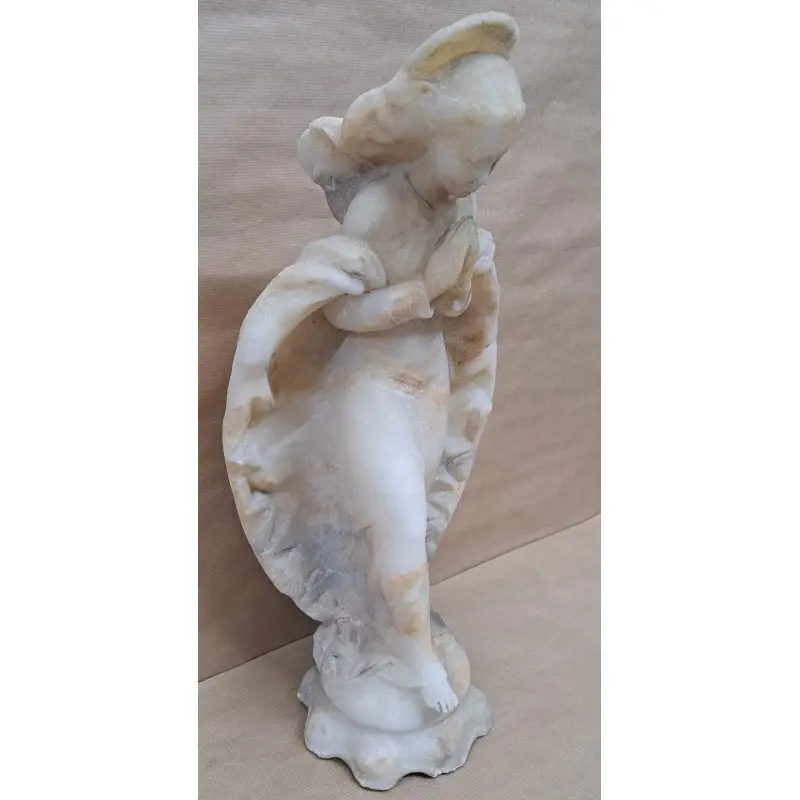 Escultura de mármol, Inmaculada Concepción, 51 cm de altura. Vintage Mediados S. XX, Siglo XX · vista 4/10
