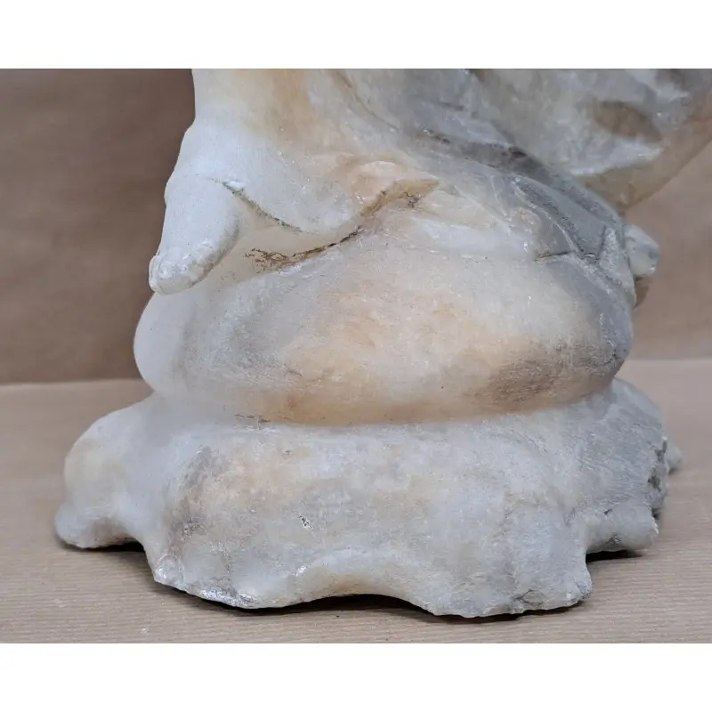 Escultura de mármol, Inmaculada Concepción, 51 cm de altura. Vintage Mediados S. XX, Siglo XX · vista 9/10
