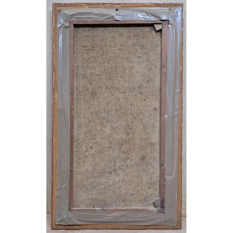 Óleo sobre lienzo, Pesca nocturna. Firmado M. Fradera, escuela catalana, Siglo XX · vista 11/11