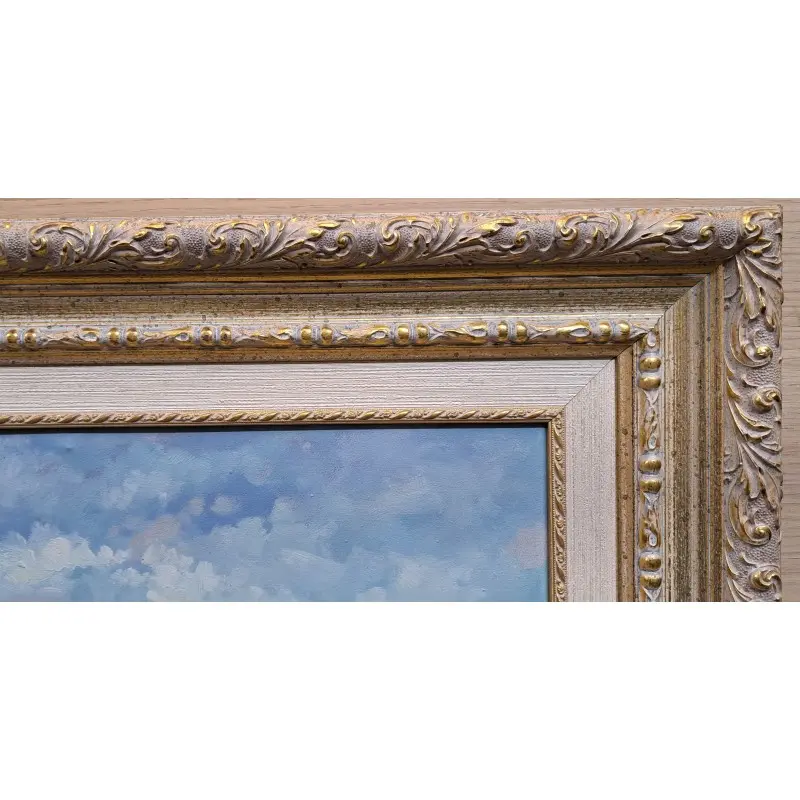Óleo decorativo de J. Garrah. Gran colorido, siglo XX, Siglo XX · vista 4/10