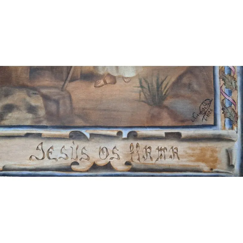 Óleo sobre tapiz, Jesús os llama, 1926 · vista 5/9