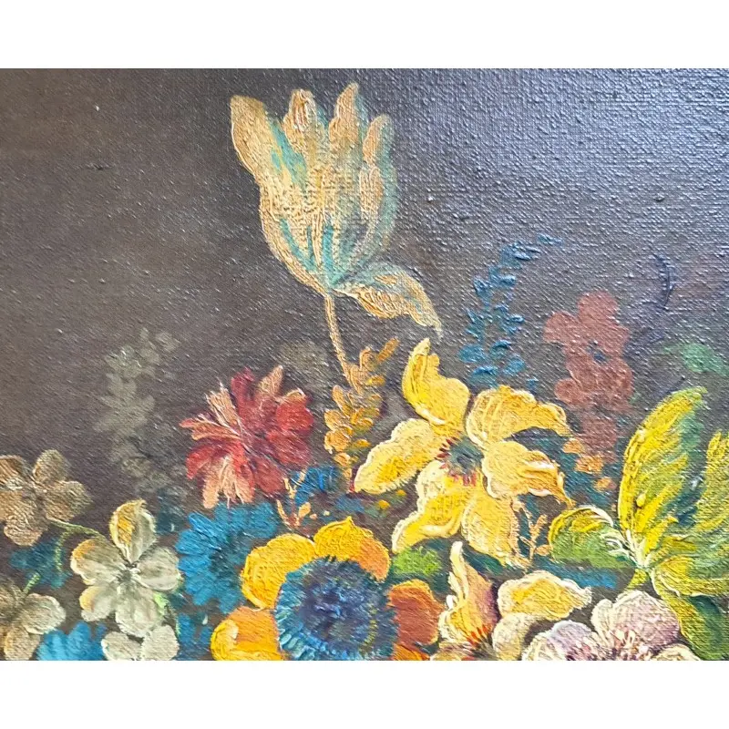 Gran Óleo sobre lienzo de Anselmo Ceballos, bodegón 106X123 cm · vista 4/8