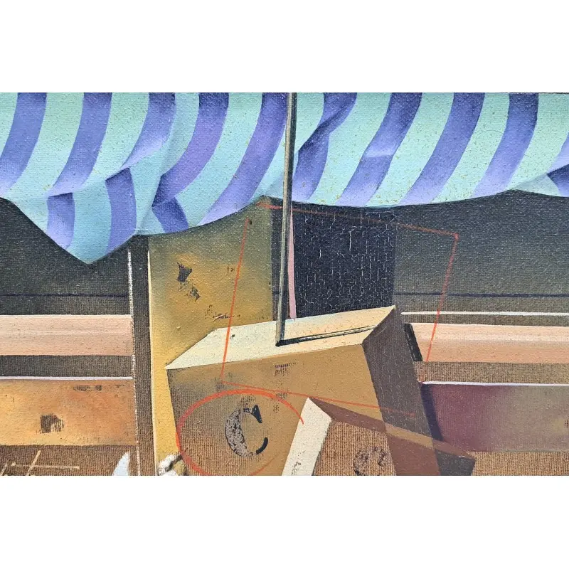 Óleo sobre lienzo de Ricard Jordà i Martínez (Mataró en 1943) · vista 5/8