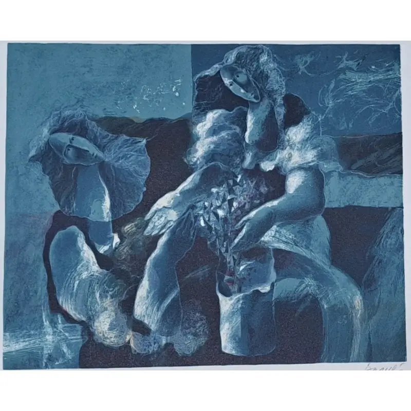 Grabado original de Josep Baqués (1931-2021) firmado y numerado a lápiz