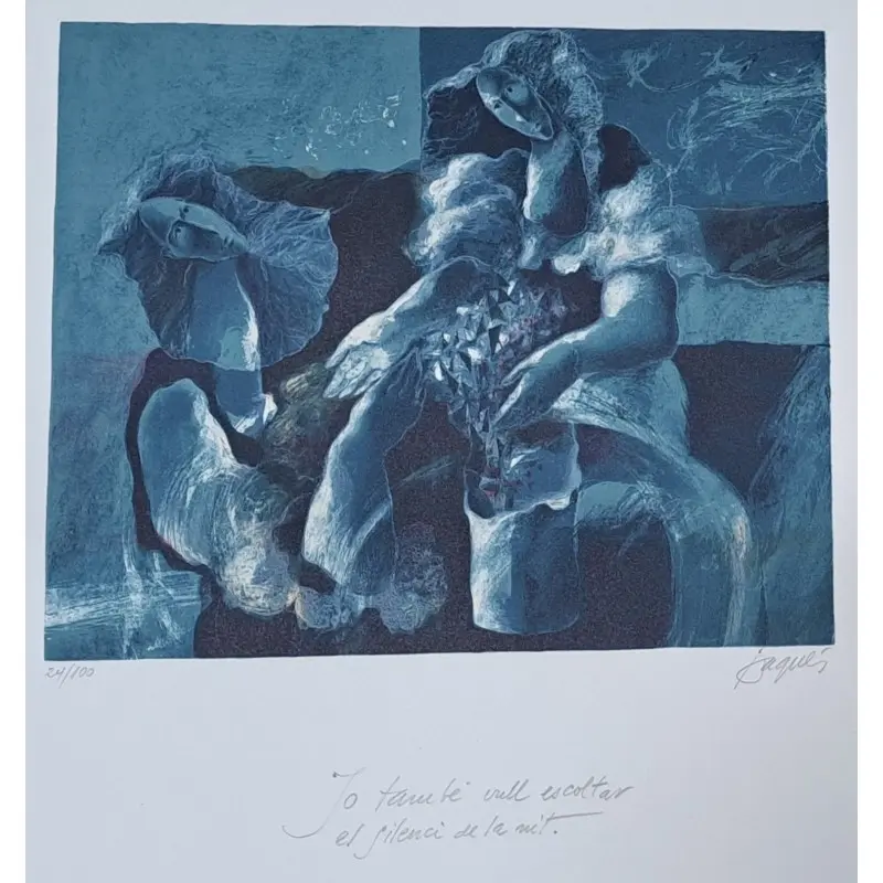 Grabado original de Josep Baqués (1931-2021) firmado y numerado a lápiz · vista 2/7