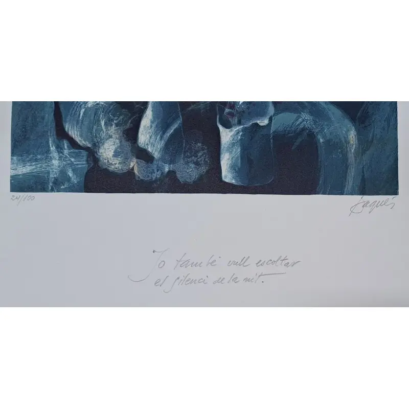 Grabado original de Josep Baqués (1931-2021) firmado y numerado a lápiz · vista 3/7