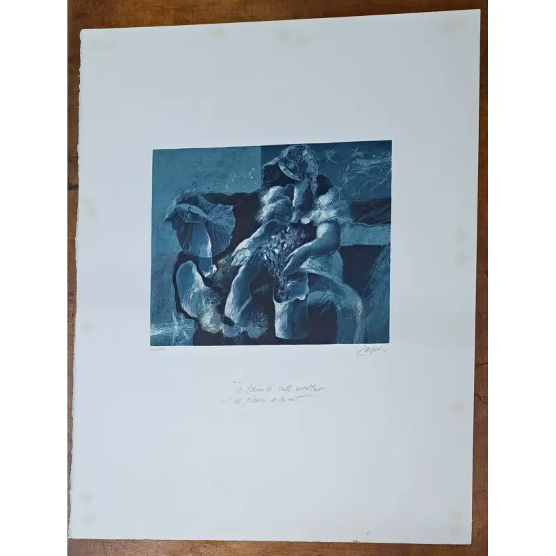 Grabado original de Josep Baqués (1931-2021) firmado y numerado a lápiz · vista 4/7