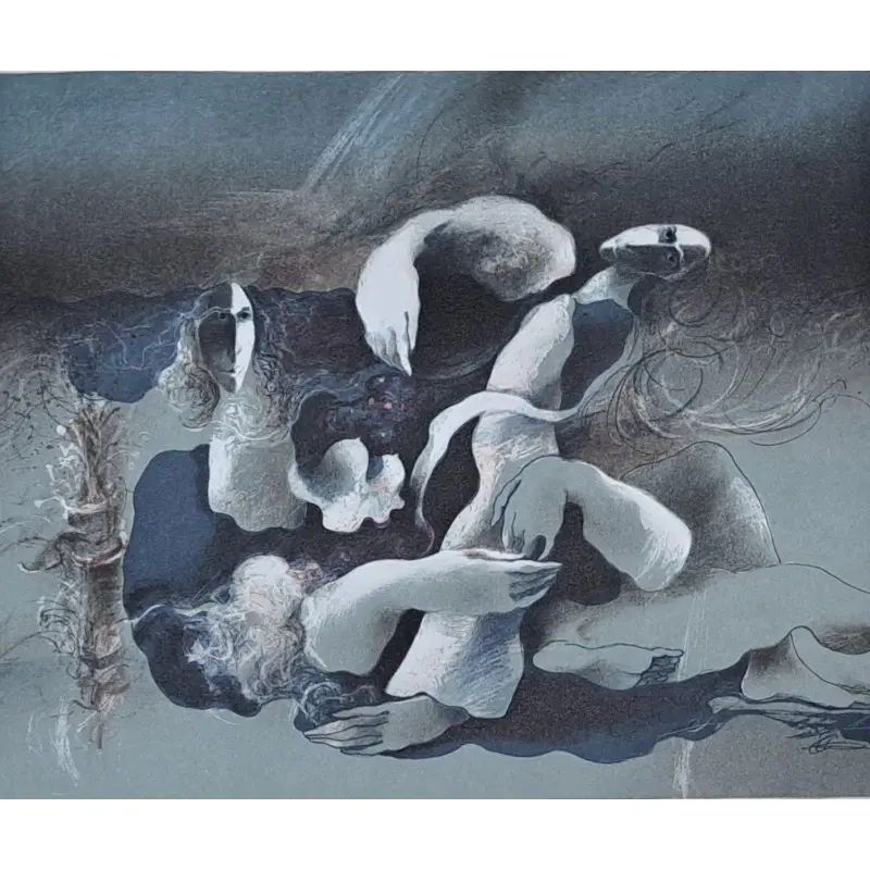 Grabado original de Josep Baqués (1931-2021) firmado y numerado a lápiz · vista 2/7