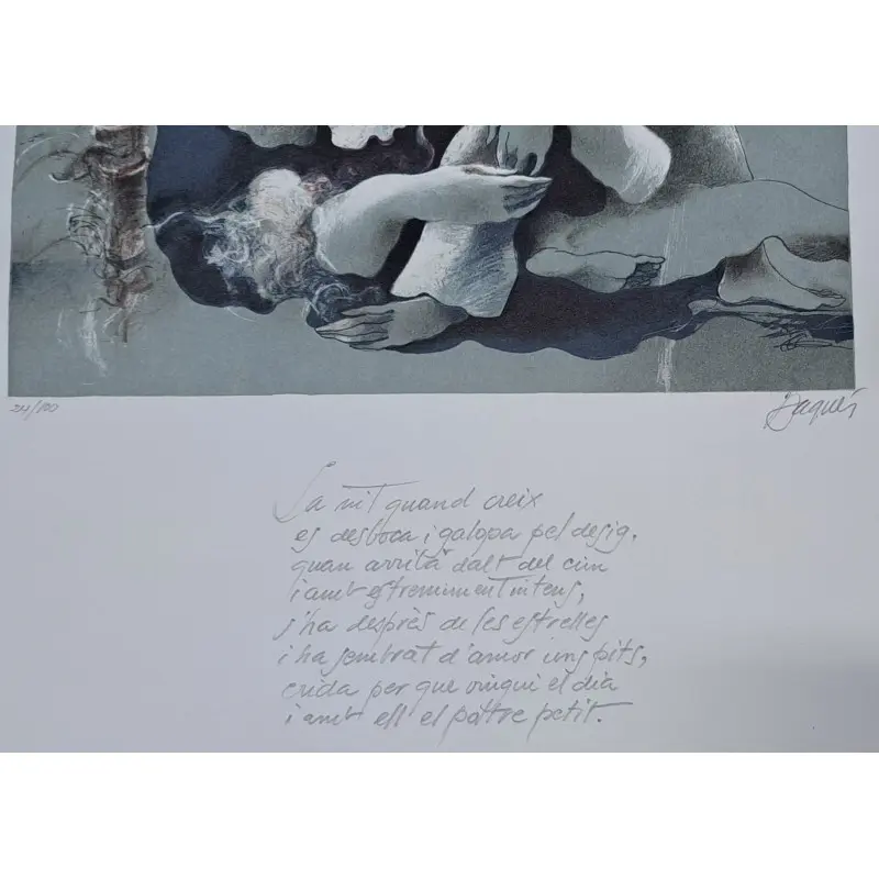 Grabado original de Josep Baqués (1931-2021) firmado y numerado a lápiz · vista 3/7