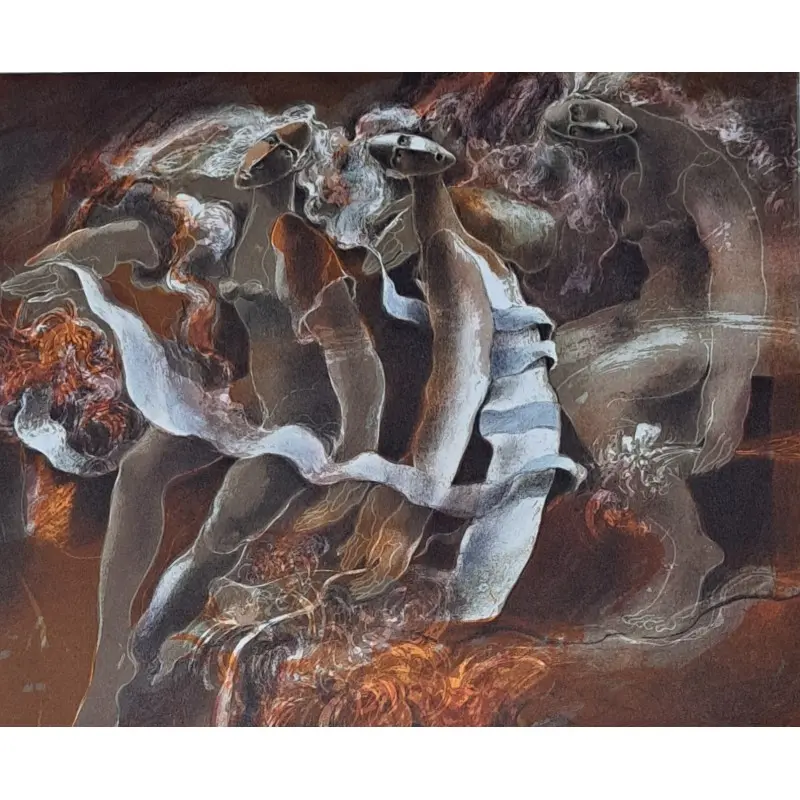 Grabado original de Josep Baqués (1931-2021) firmado y numerado a lápiz · vista 2/7