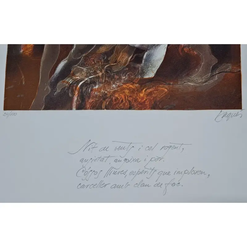 Grabado original de Josep Baqués (1931-2021) firmado y numerado a lápiz · vista 6/7