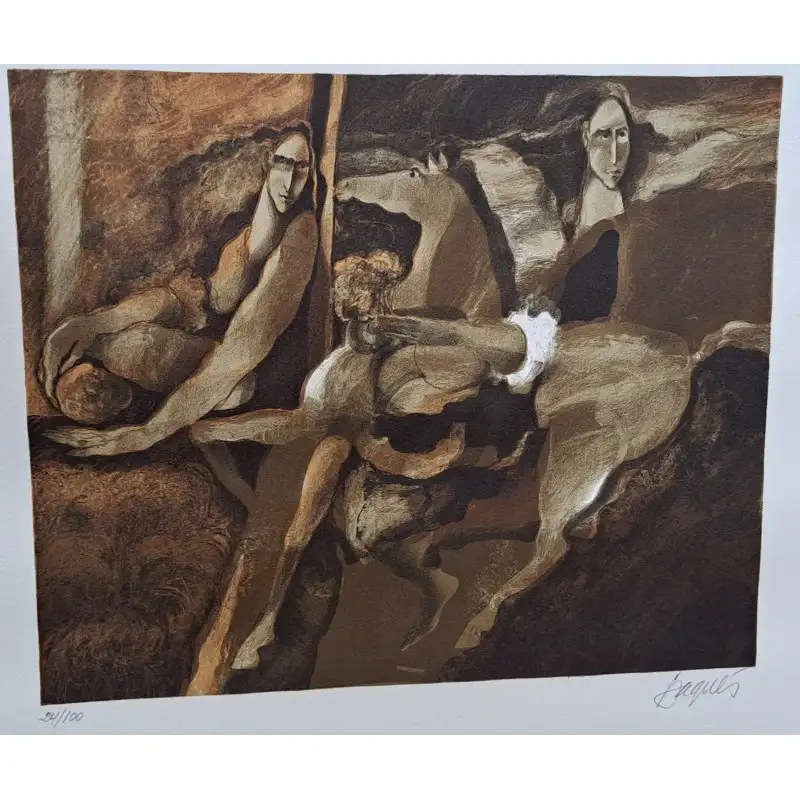 Grabado original de Josep Baqués (1931-2021) firmado y numerado a lápiz