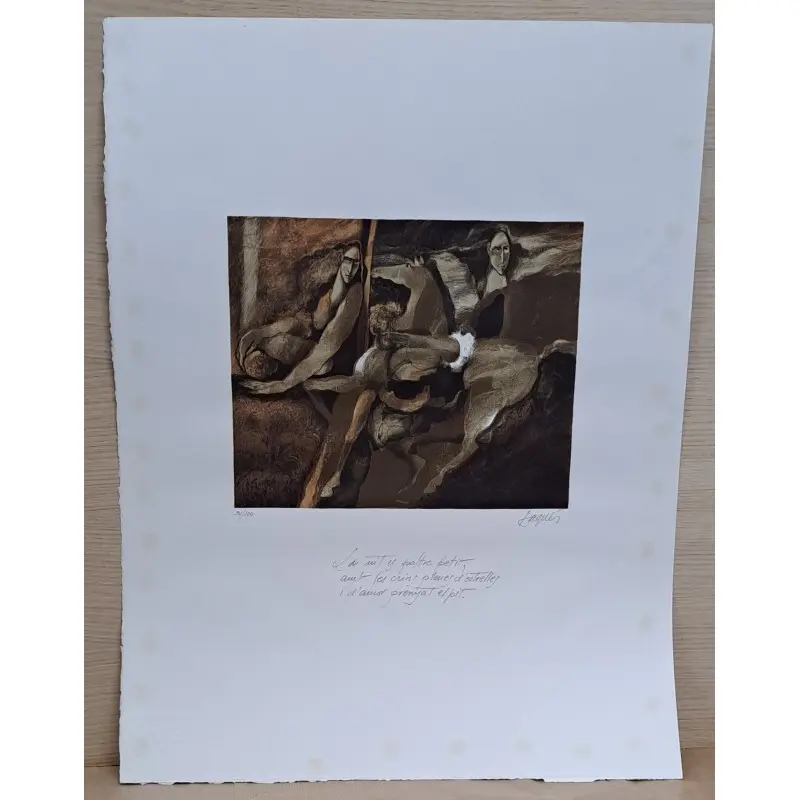 Grabado original de Josep Baqués (1931-2021) firmado y numerado a lápiz · vista 2/6