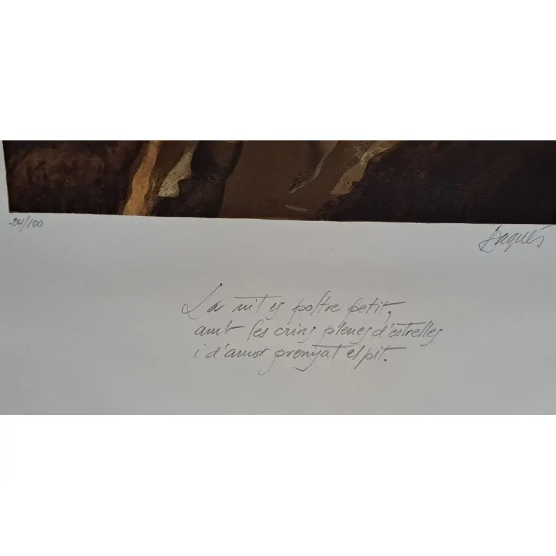 Grabado original de Josep Baqués (1931-2021) firmado y numerado a lápiz · vista 3/6