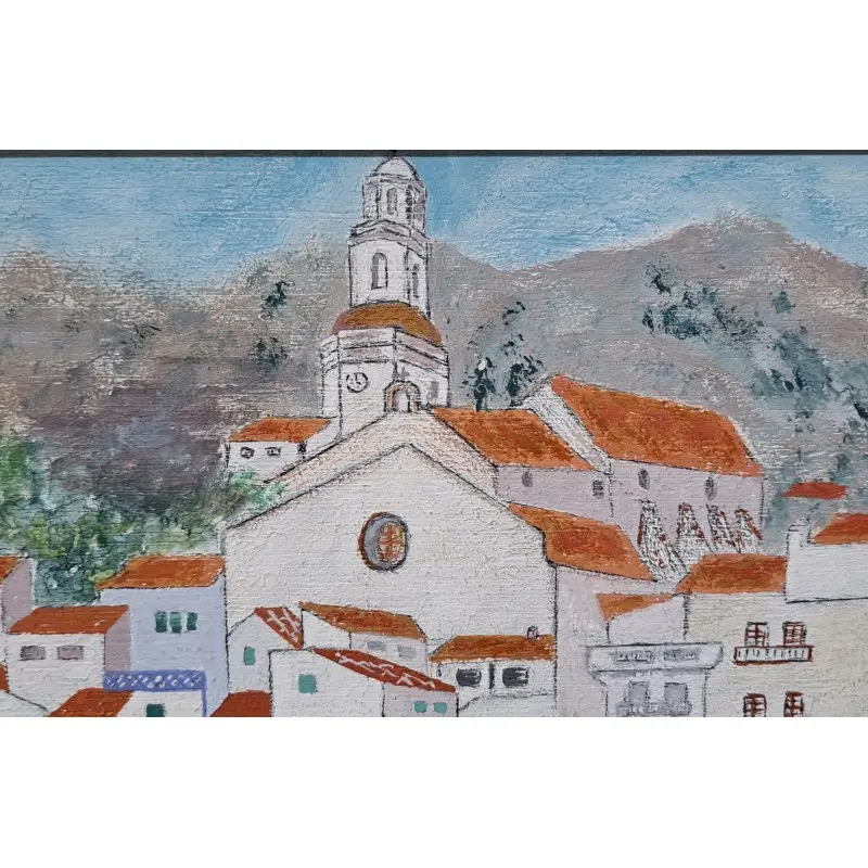 Oleo dibujo sobre tabla, Gin -Jordi Ginés Soteras (1930-1996) · vista 4/8