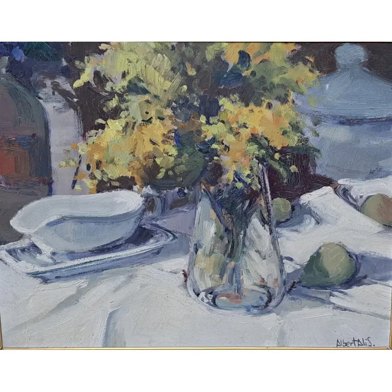 Oleo sobre tabla, Albert Alis (Mataró 1961) · vista 2/11
