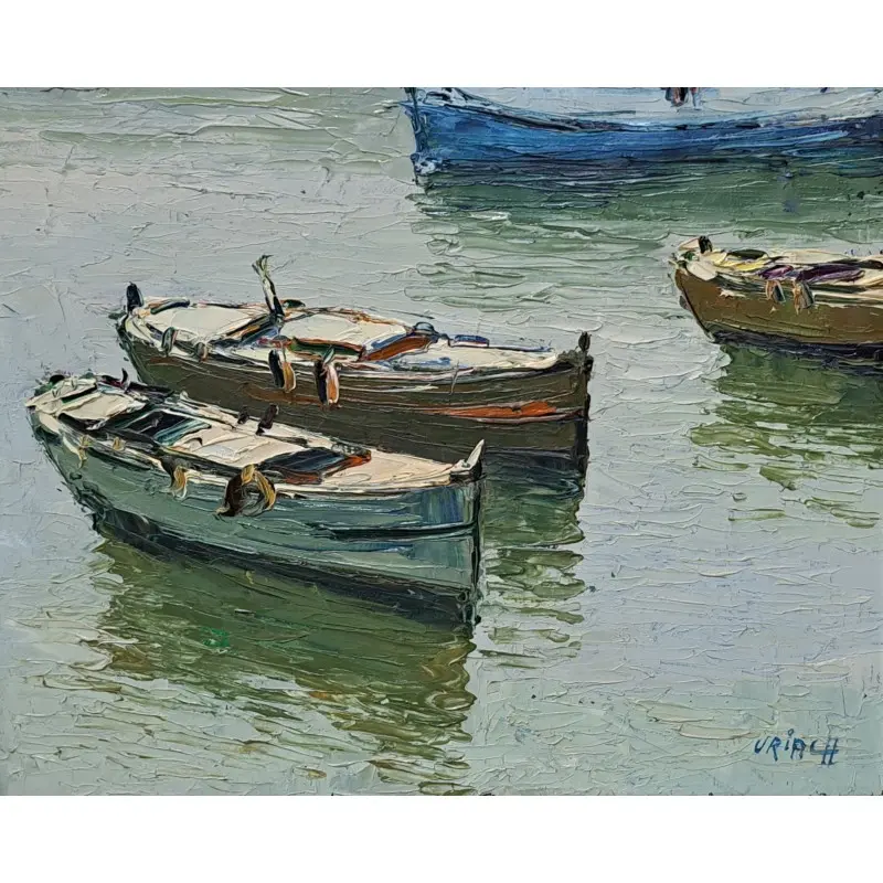Marina de Uriach pintor Catalán del siglo XX, Oleo sobre lienzo, Siglo XX · vista 2/9