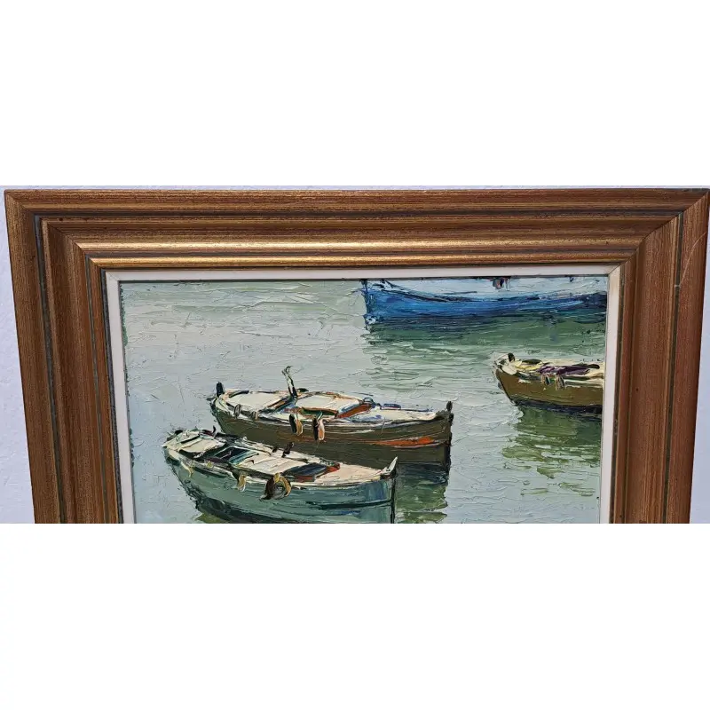 Marina de Uriach pintor Catalán del siglo XX, Oleo sobre lienzo, Siglo XX · vista 3/9