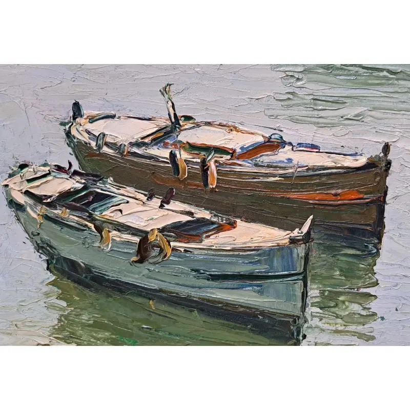 Marina de Uriach pintor Catalán del siglo XX, Oleo sobre lienzo, Siglo XX · vista 4/9