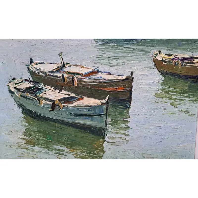 Marina de Uriach pintor Catalán del siglo XX, Oleo sobre lienzo, Siglo XX · vista 8/9