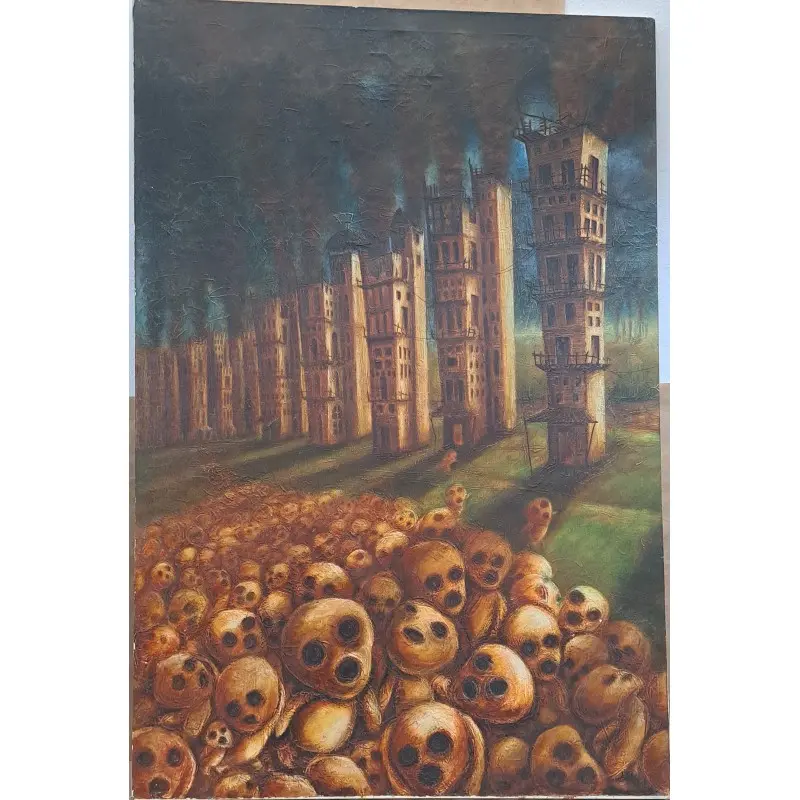 Obra original "La historia se repite" – A. Maury Marrero Diéguez (2003) – Pintura contemporánea · vista 2/7