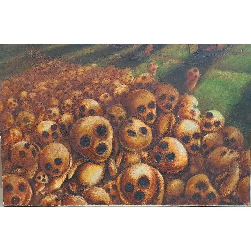 Obra original "La historia se repite" – A. Maury Marrero Diéguez (2003) – Pintura contemporánea · vista 3/7
