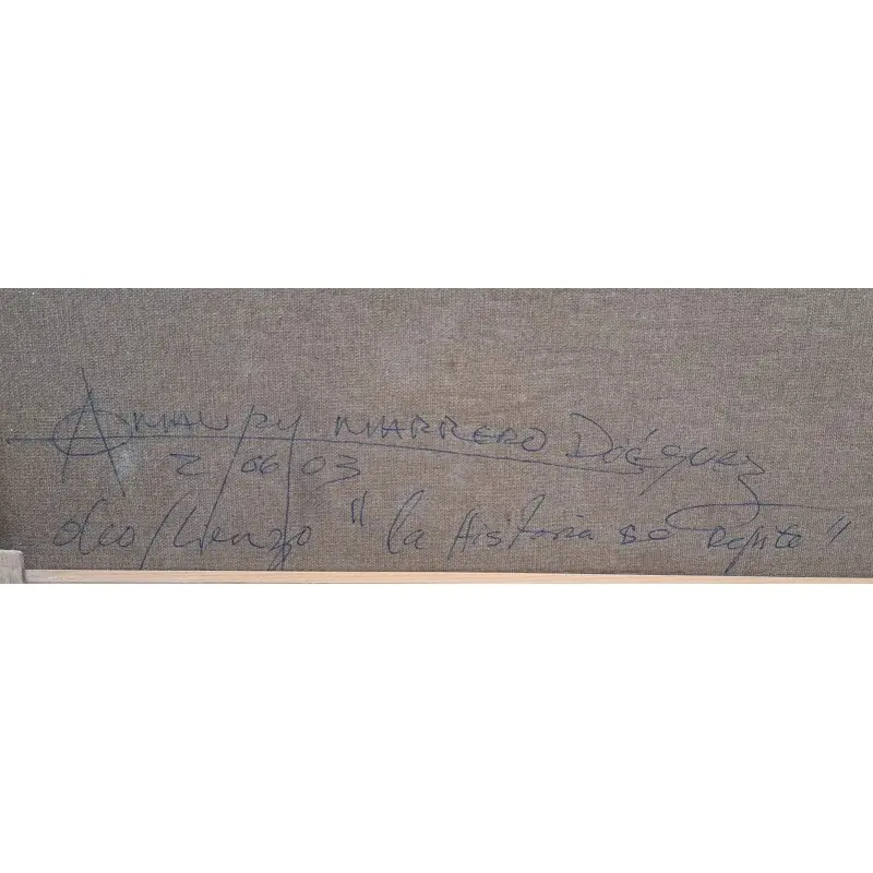 Obra original "La historia se repite" – A. Maury Marrero Diéguez (2003) – Pintura contemporánea · vista 5/7