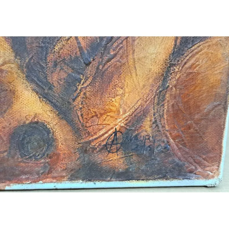 Obra original "La historia se repite" – A. Maury Marrero Diéguez (2003) – Pintura contemporánea · vista 7/7