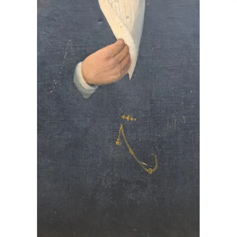 Retrato al óleo sobre lienzo, siglo XIX, Siglo XIX · vista 5/10