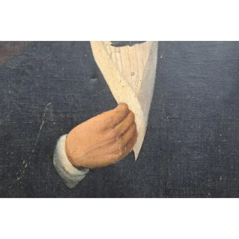 Retrato al óleo sobre lienzo, siglo XIX, Siglo XIX · vista 8/10