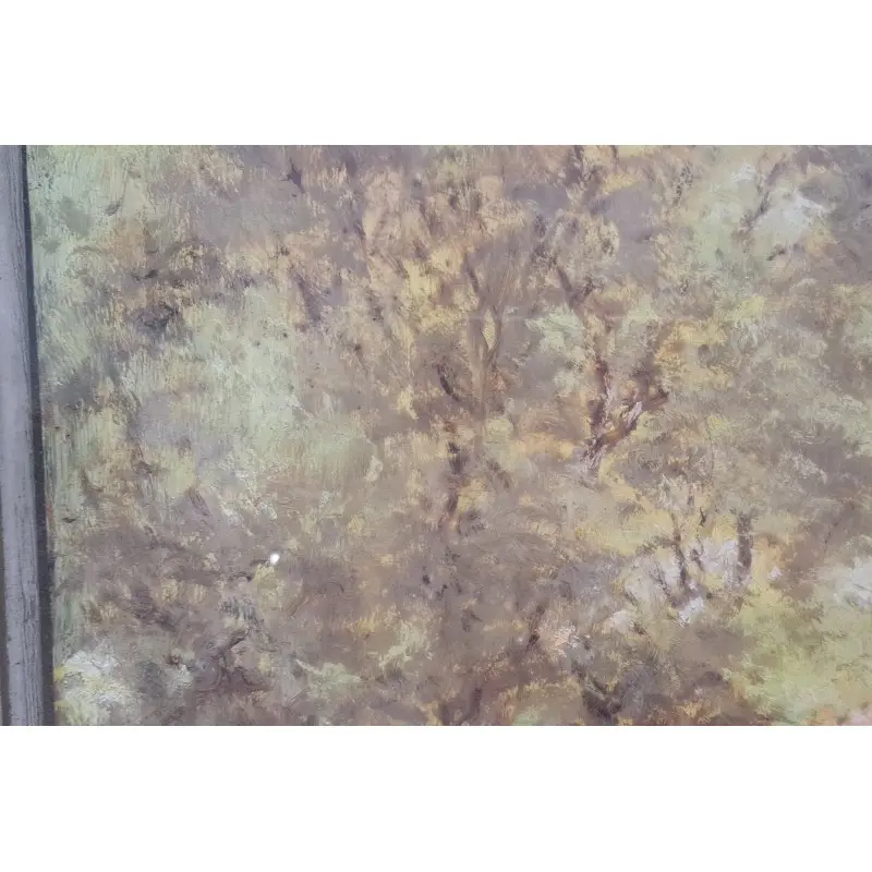 Oleo sobre tabla, año 1949, firmado, pintor italiano · vista 8/12