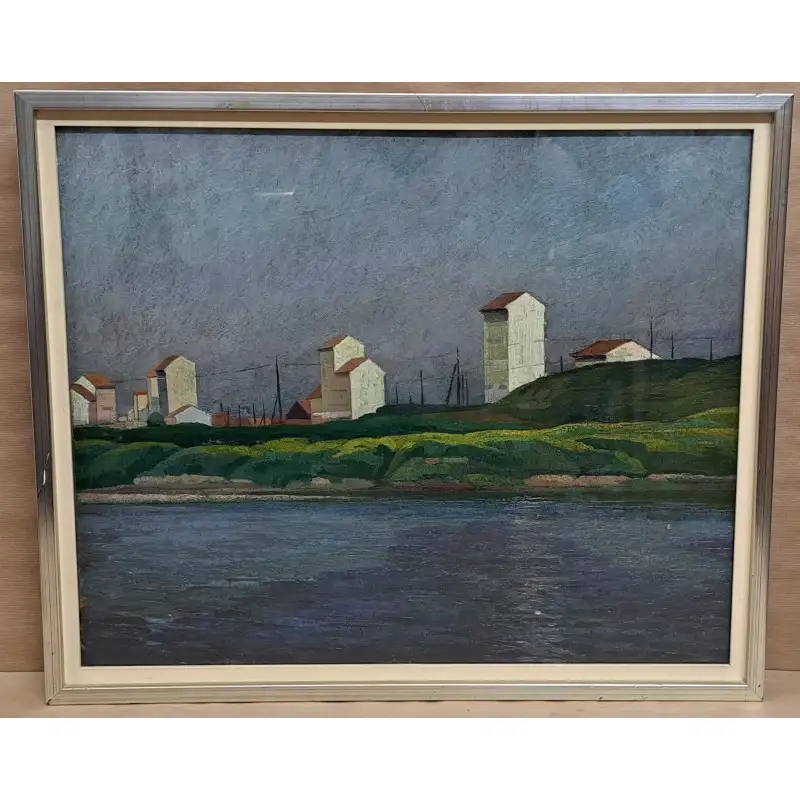 Oleo sobre tabla firmado, pintor italiano