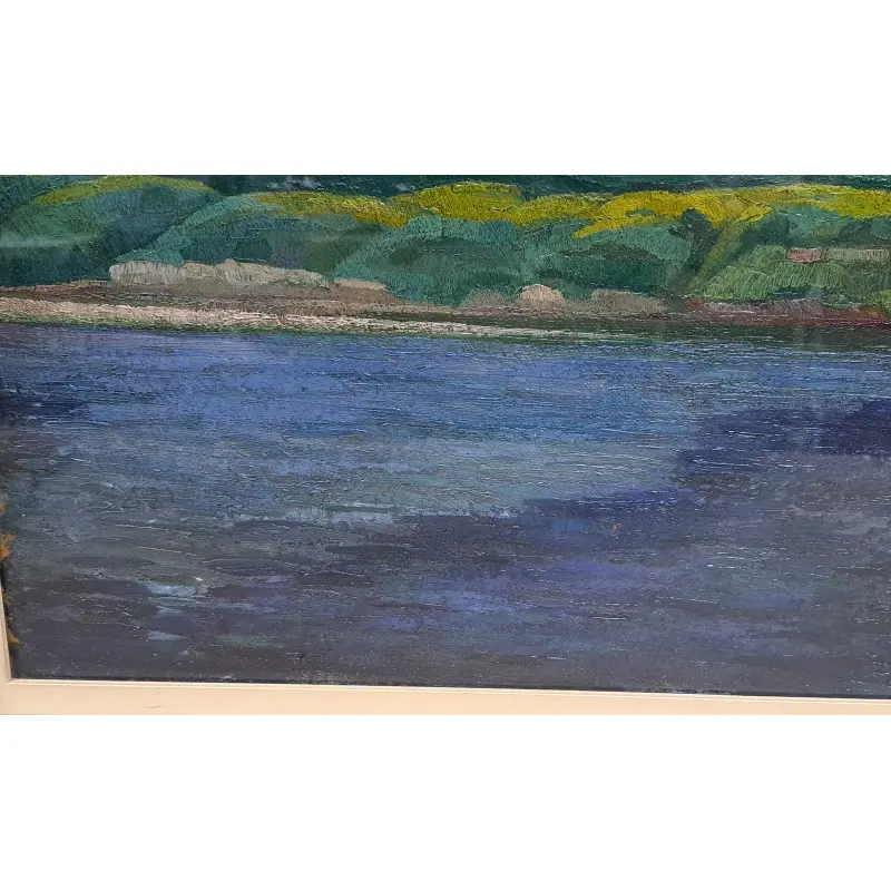 Oleo sobre tabla firmado, pintor italiano · vista 7/10